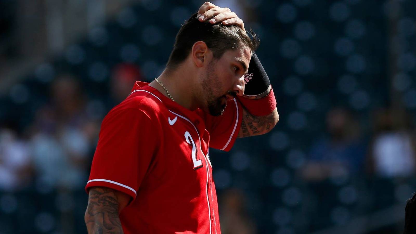 Castellanos appealing two-game ban after Reds-Cards brawl