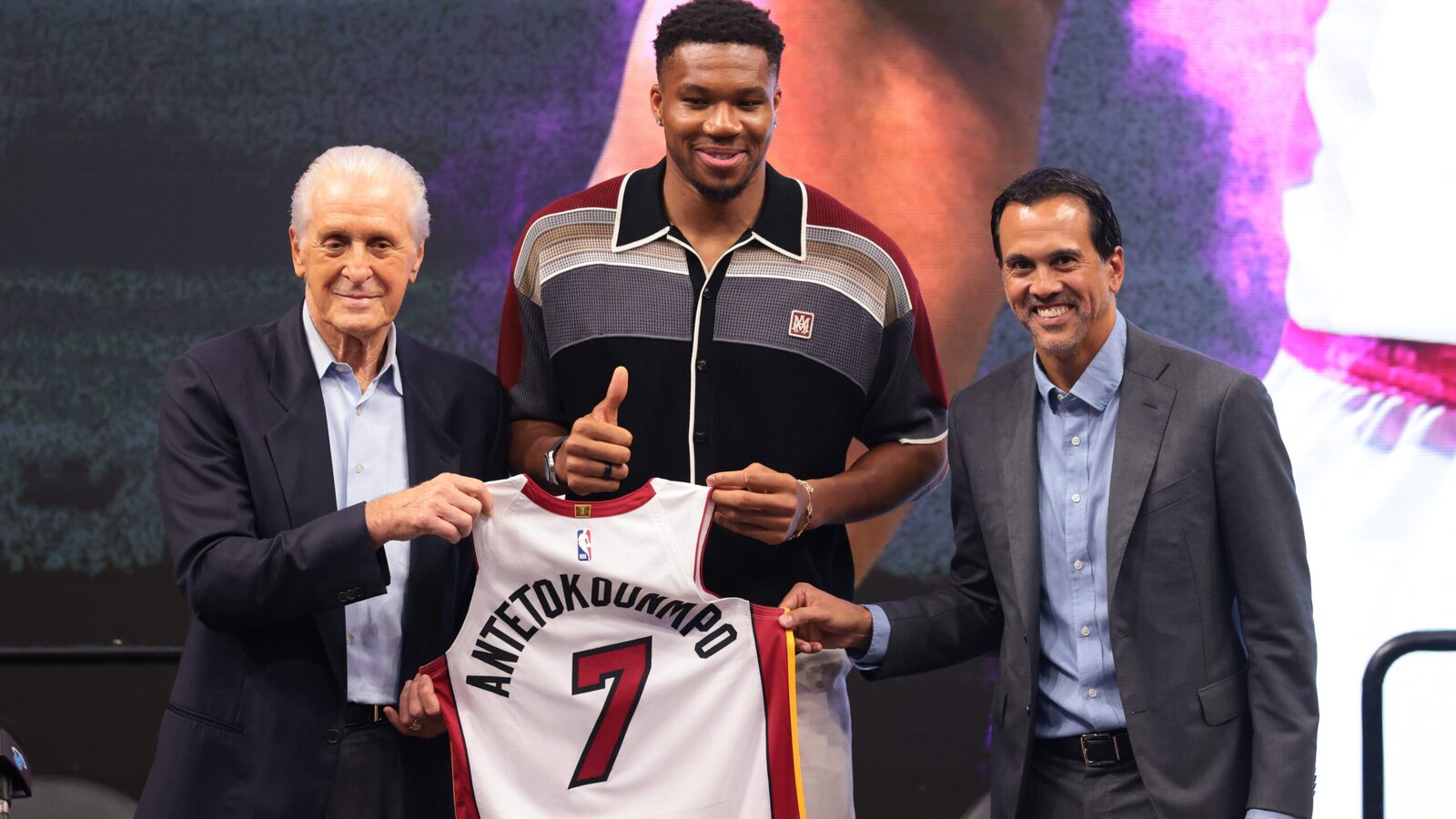 Giannis Antetokounmpo Opens Up On His First Impressions Of Miami And New Partnership With Bam Adebayo