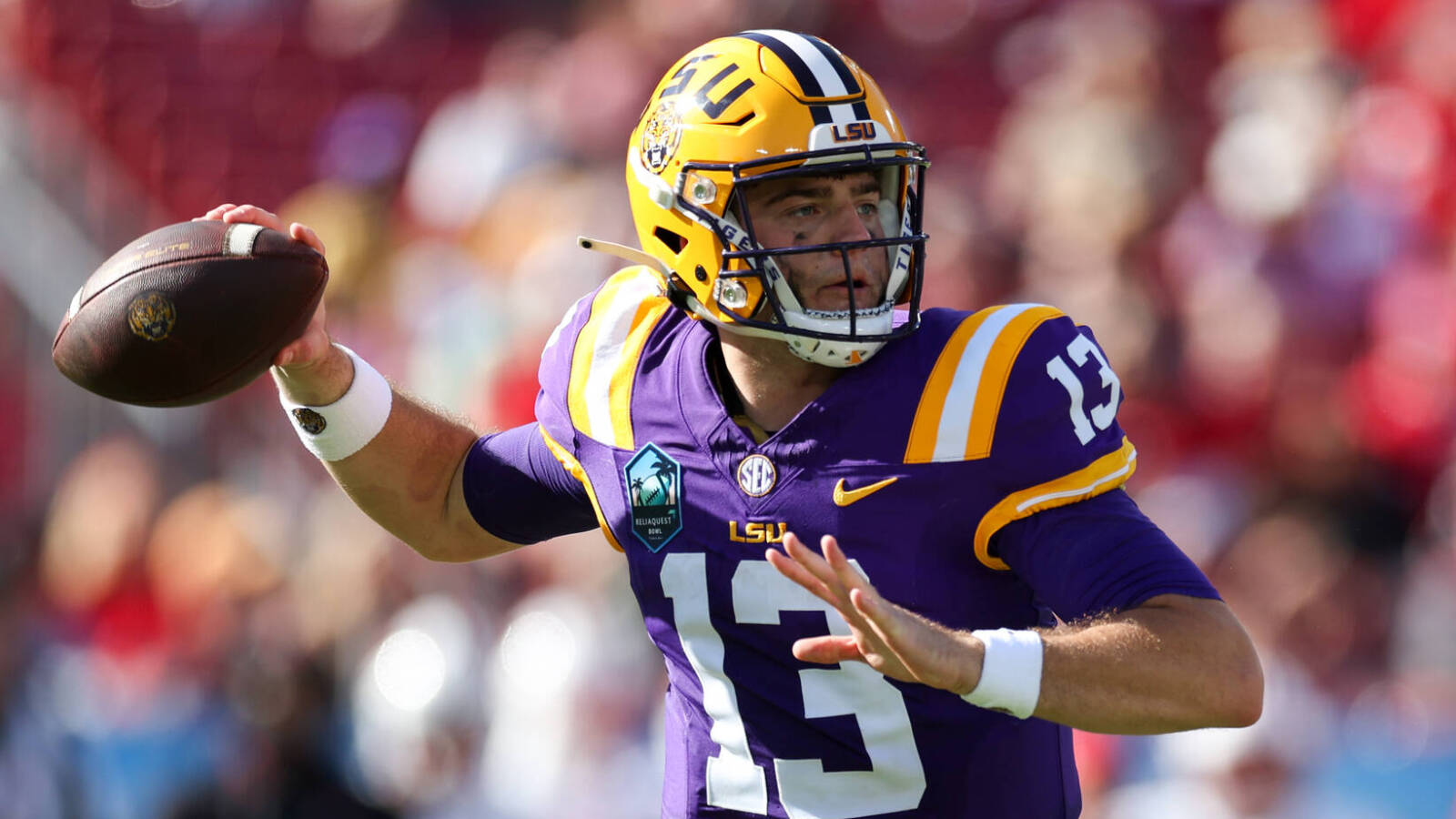 LSU QB appears ready to carry Jayden Daniels’ Heisman torch