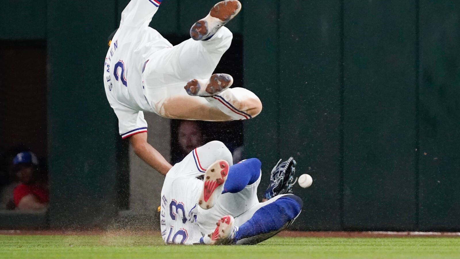 Rangers outfielder gets promising MRI results after collision - Vimarsana News