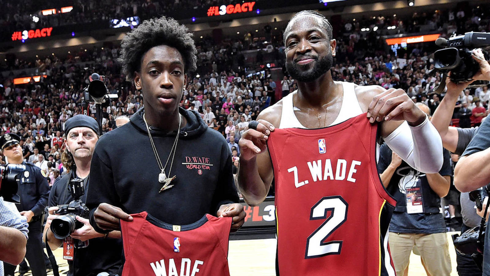 Sons of LeBron James, Dwyane Wade will be on same California