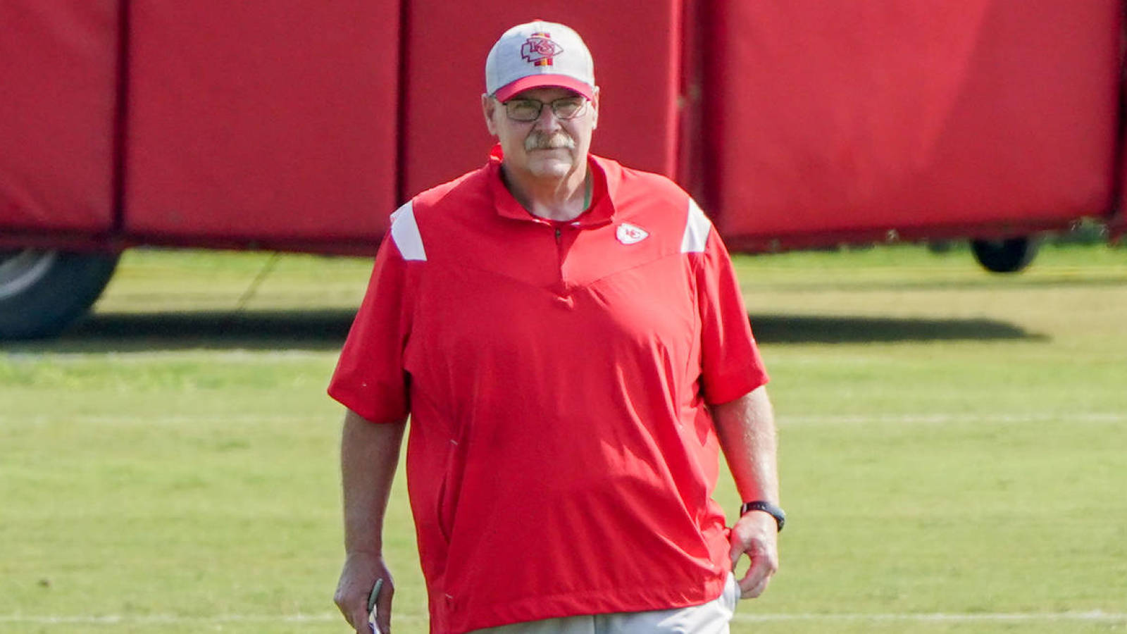 Chiefs head coach Andy Reid leaves stadium in ambulance after not feeling properly