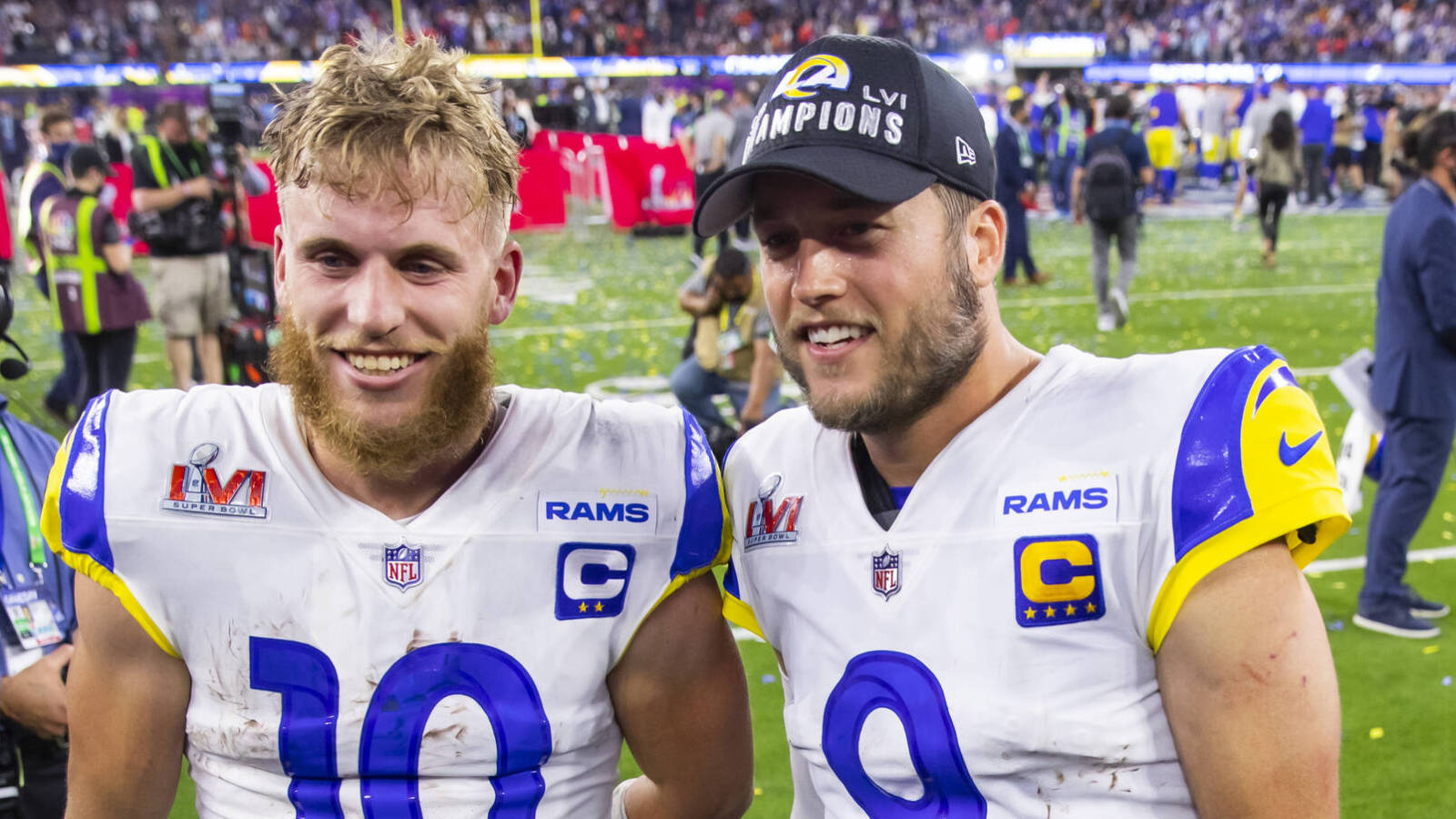 Watch: Stafford, Kupp already preparing for next season