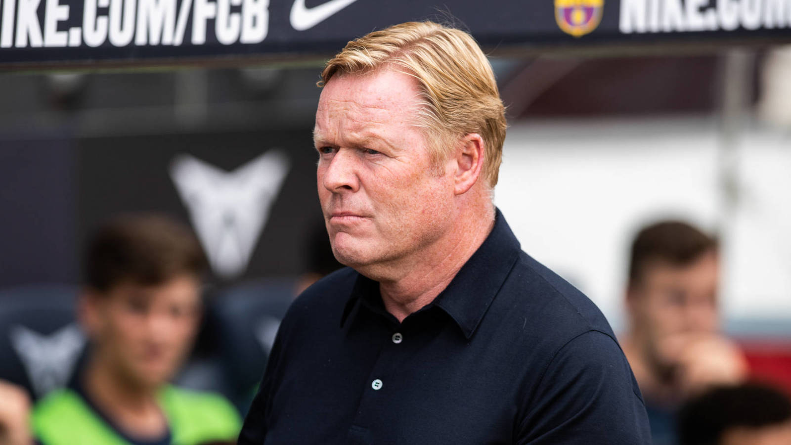 Barcelona coach Ronald Koeman refuses media questions as rumors swirl