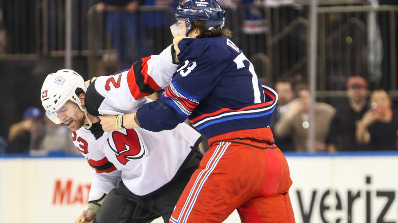 Matt Rempe's Dangerous Charity-Game Hit Attempt Renews Rangers-Devils ...