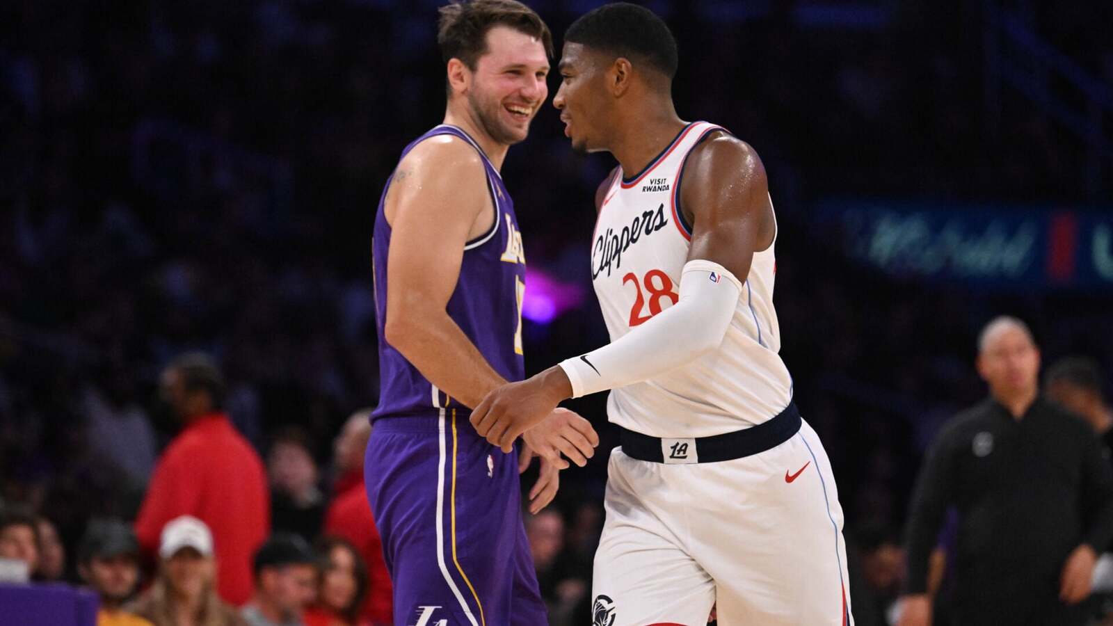 What Rui Hachimura has to say about in-game engagements with Luka Doncic