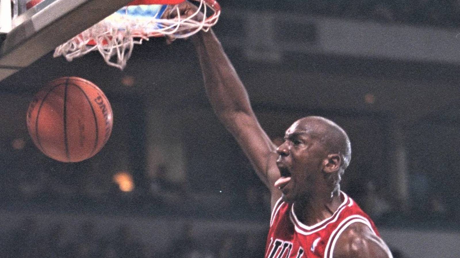 On This Day 32 Years Ago Michael Jordan did a Nasty Facial Dunk on Pat
