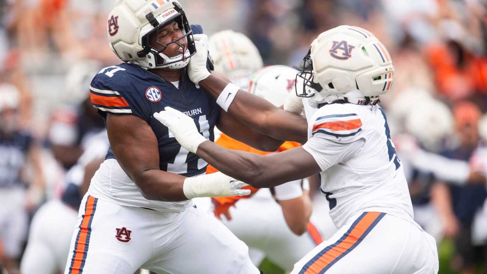 How close is OL Tai Buster to returning for Auburn?