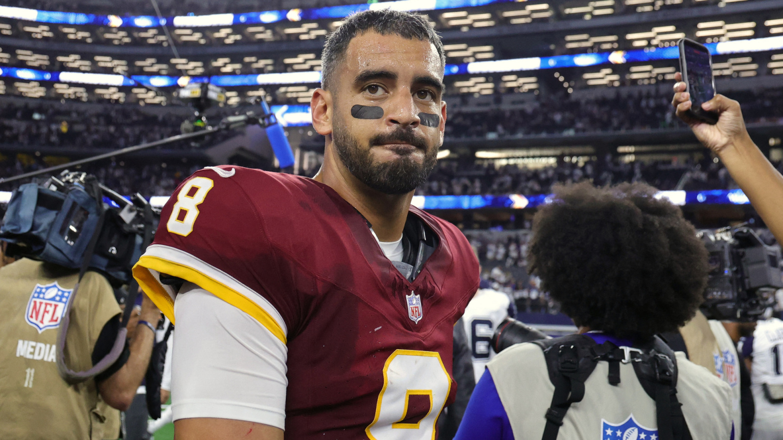 Multiple Marcus Mariota Starts Likely For Commanders; Jayden Daniels IR Stint Not Certain