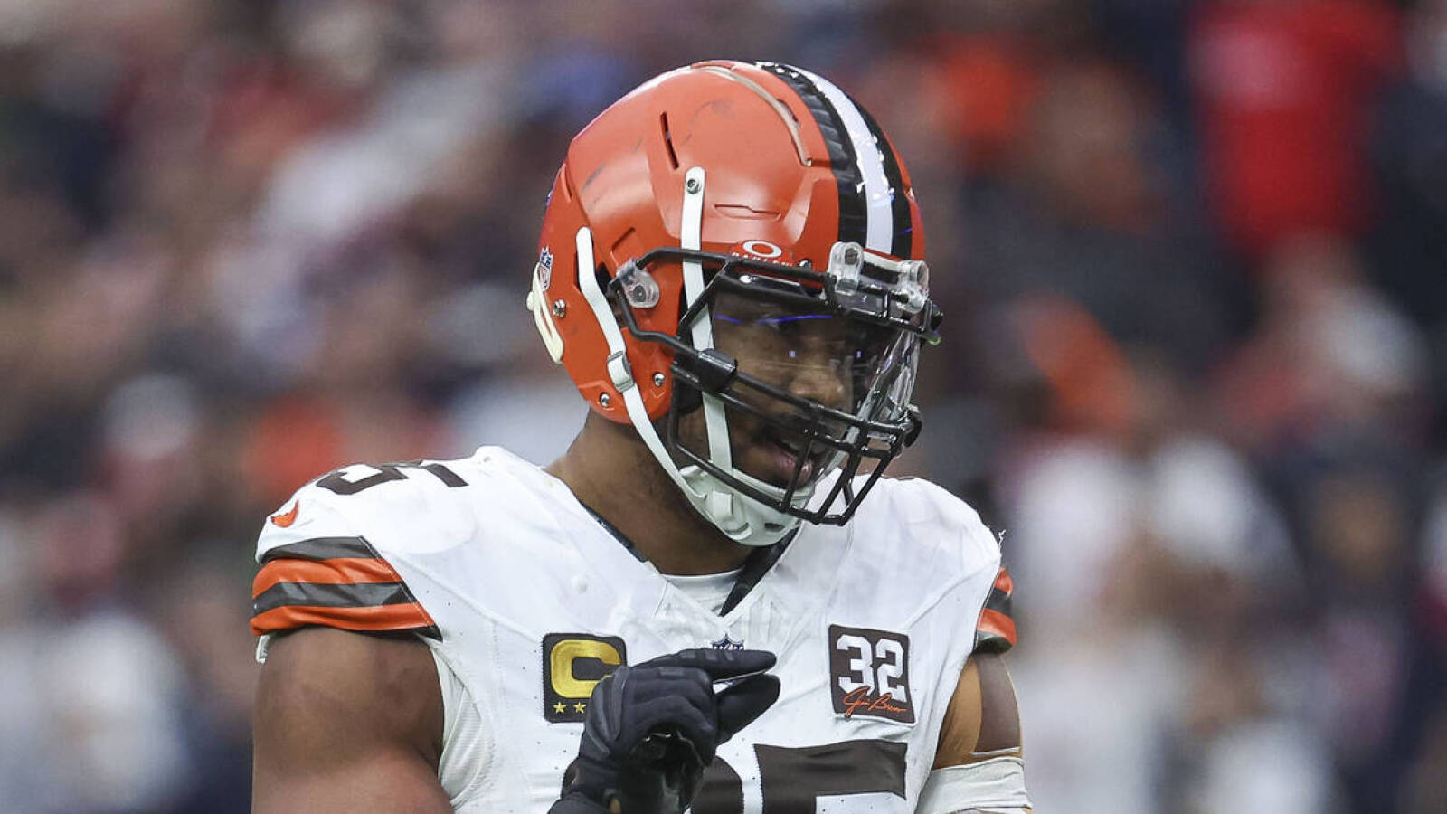 Myles Garrett Wins 2023 NFL Defensive Player of the Year Award