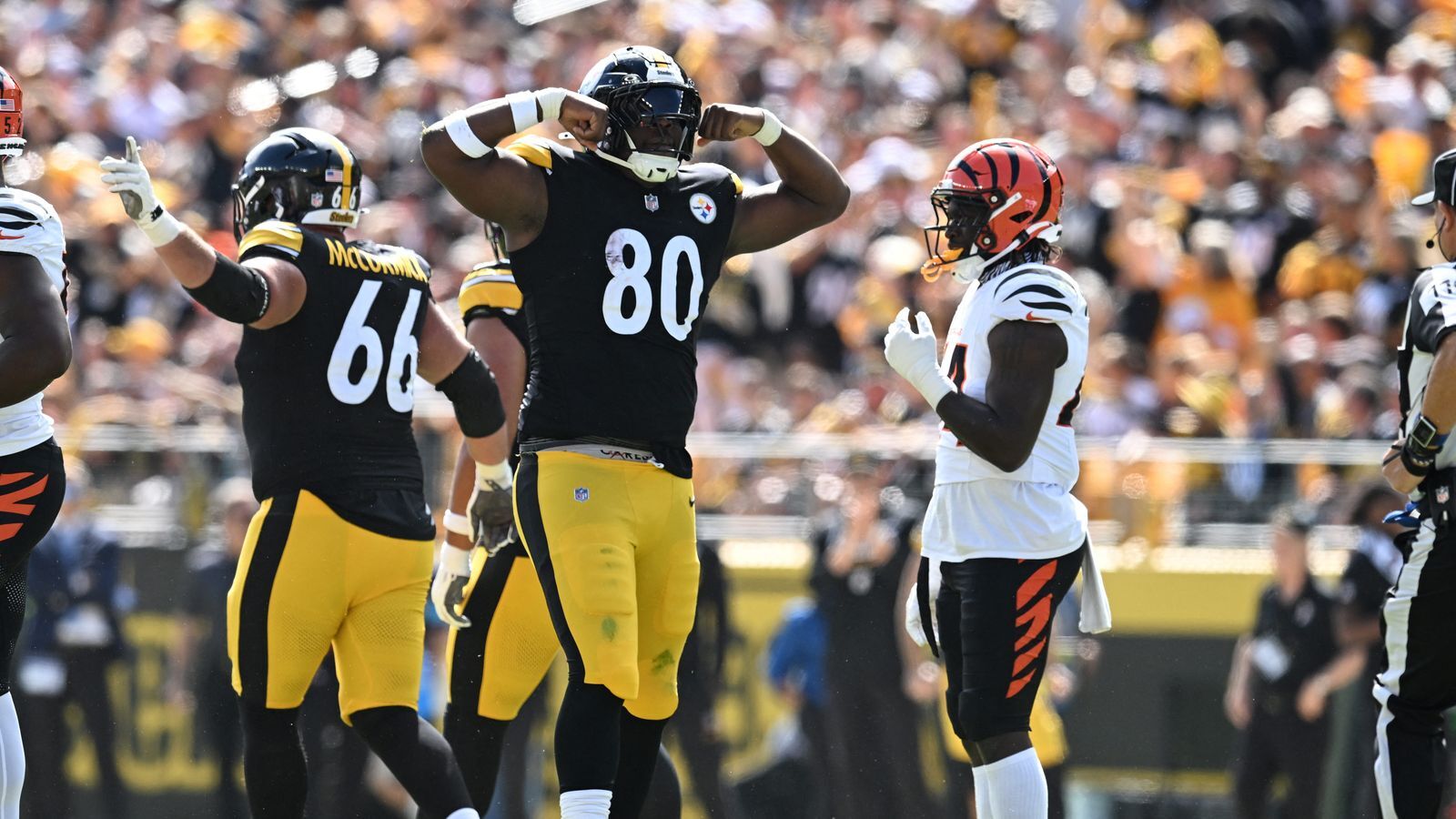 Steelers’ Darnell Washington Draws Wild Reaction From Teammate
