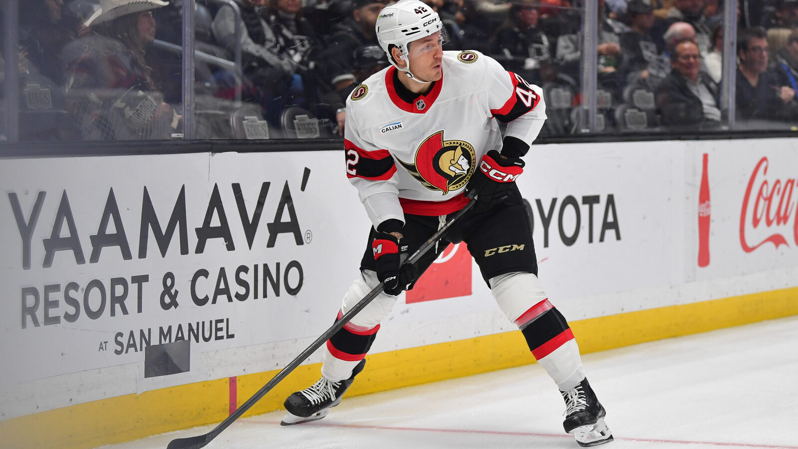 Senators’ Hayden Hodgson ejected for boarding Kings’ Brandt Clarke