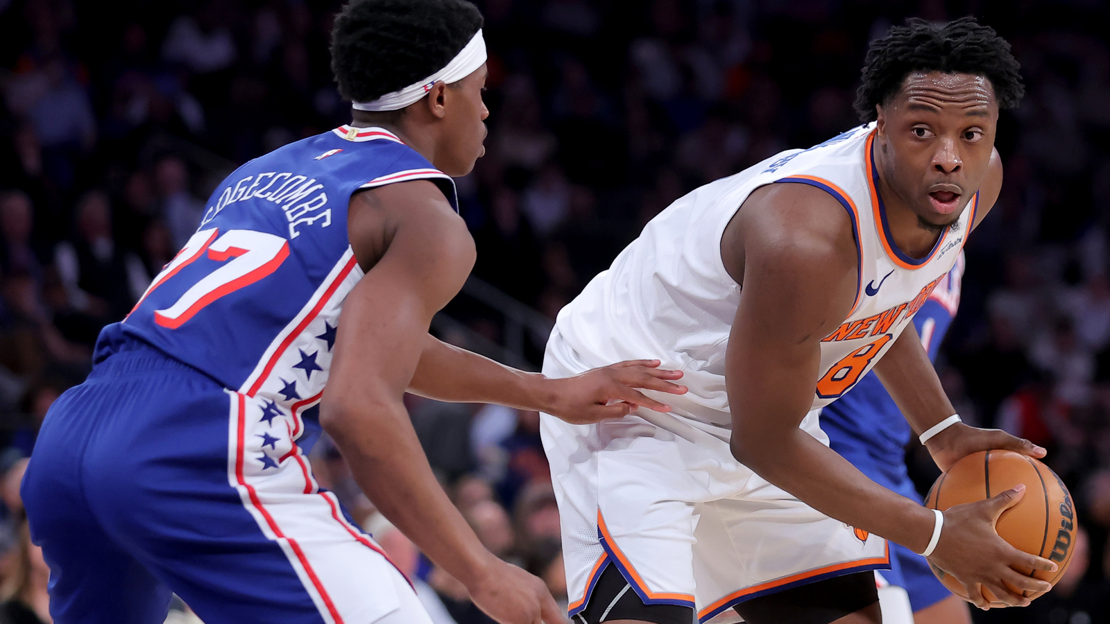 One and fun: Knicks stifle Sixers in starting semifinal shellacking