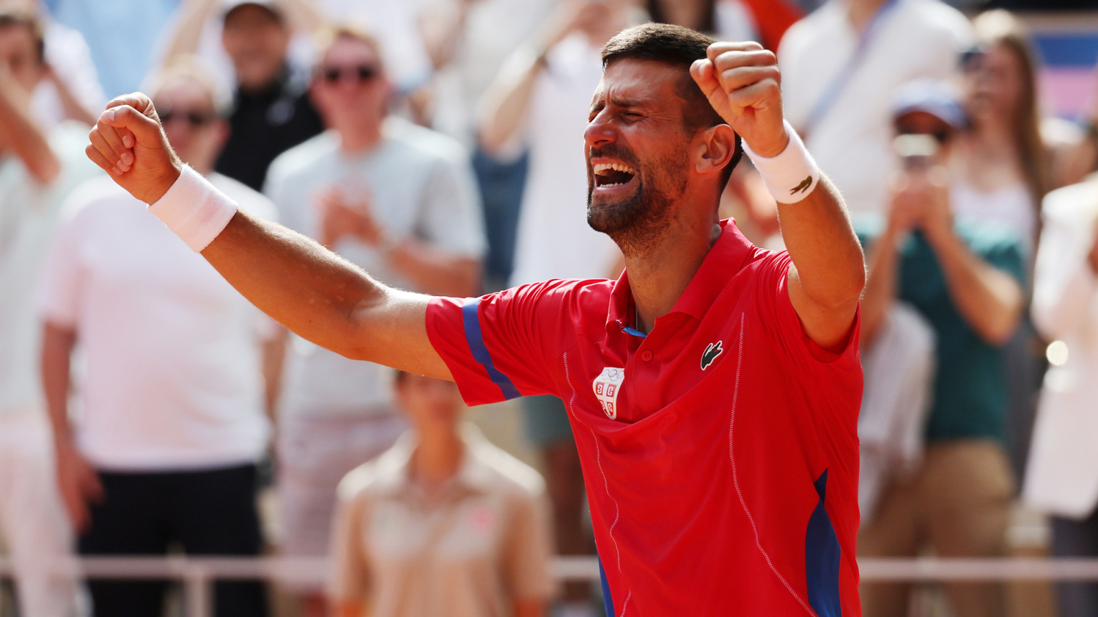 Watch: Novak Djokovic wins first gold medal at 2024 Paris Olympics