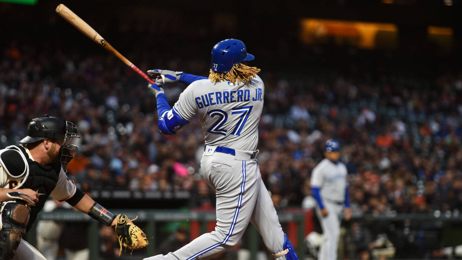 Vladimir Guerrero Jr. hit his first two home runs and they were bombs