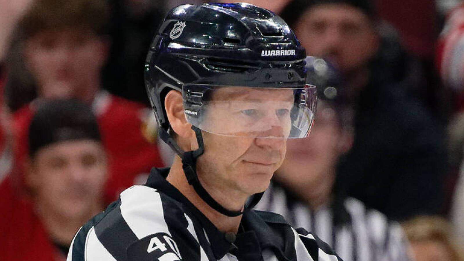 NHL referee stretchered off ice after scary collision with player BVM