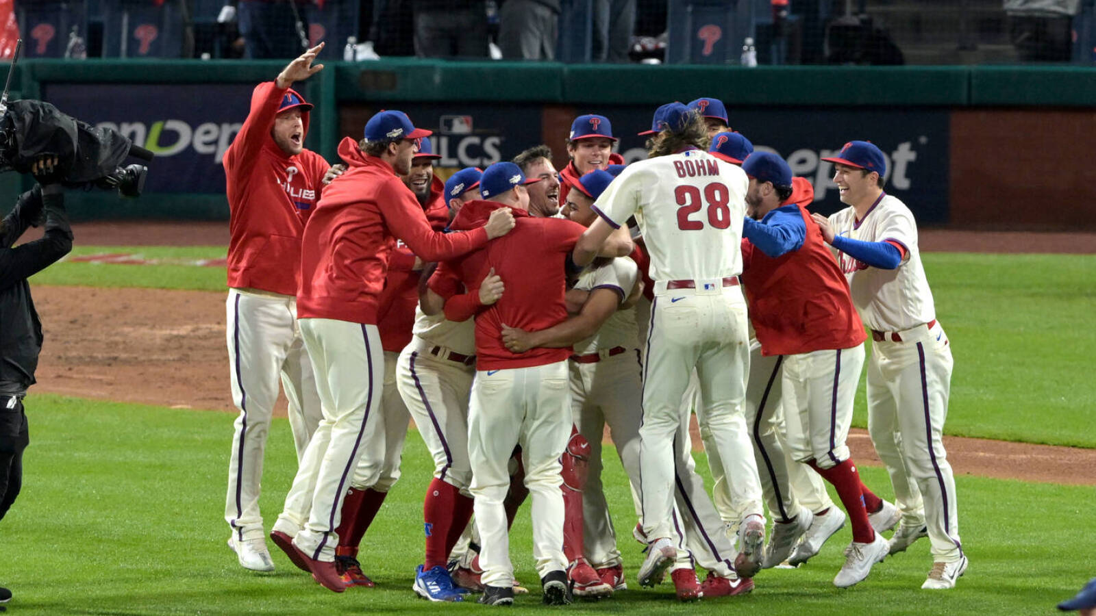 MLB on X: For the first time since 2009, the @Phillies are National League  champions! #CLINCHED #Postseason  / X