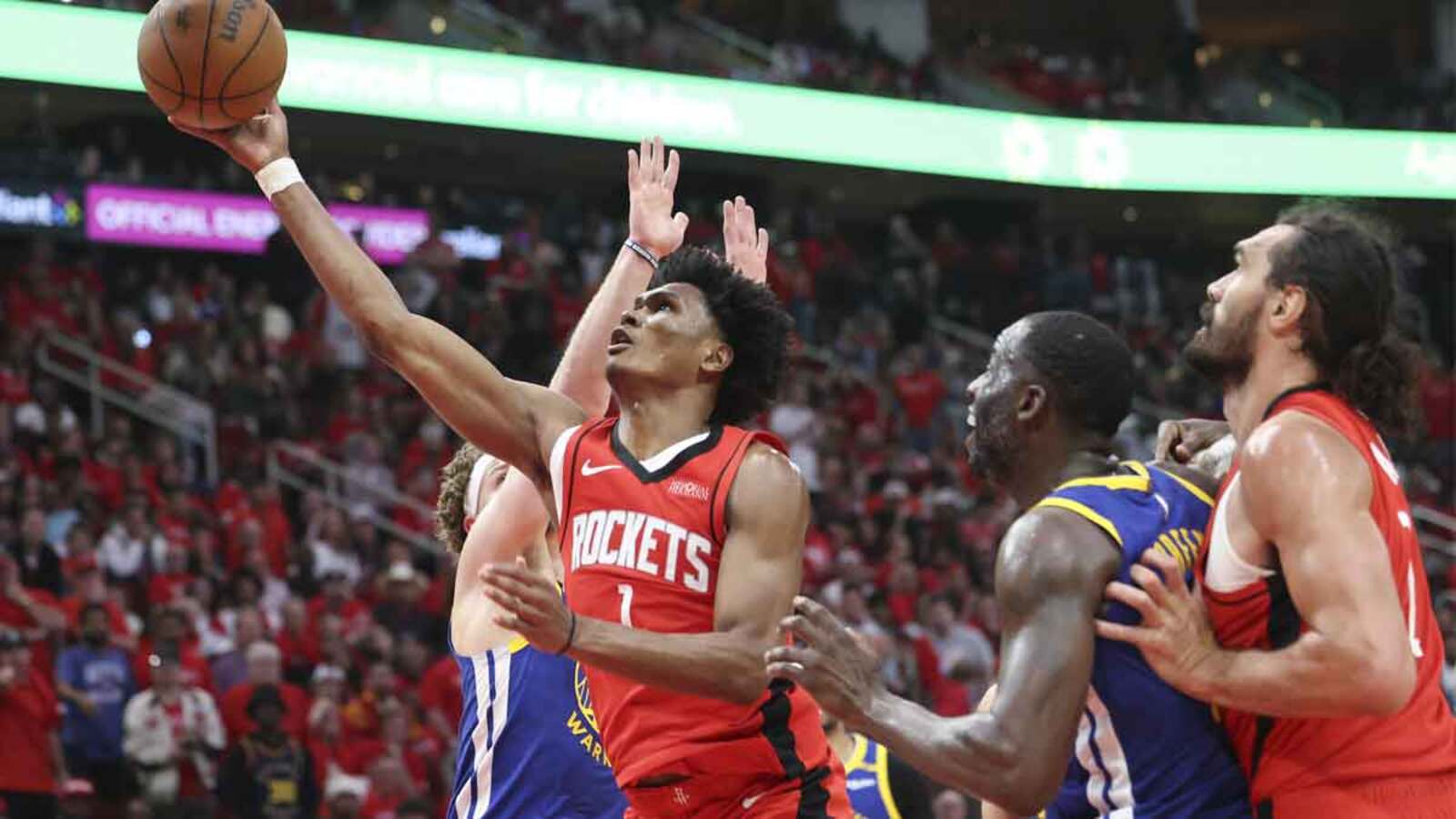 Warriors fans erupt on Amen Thompson after dangerous act that injured