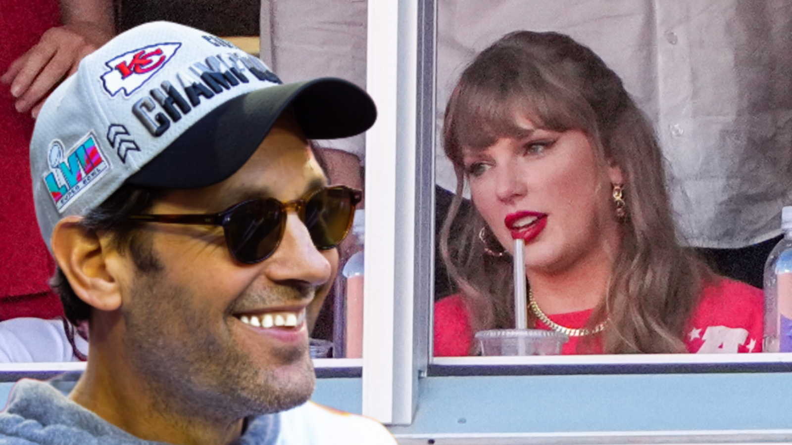 Chiefs fan Paul Rudd chimes in on Taylor Swift's potential future as a