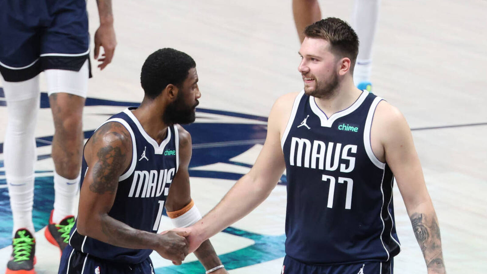 Watch: Luka Doncic, Kyrie Irving lead dominant first-half effort - Vimarsana News
