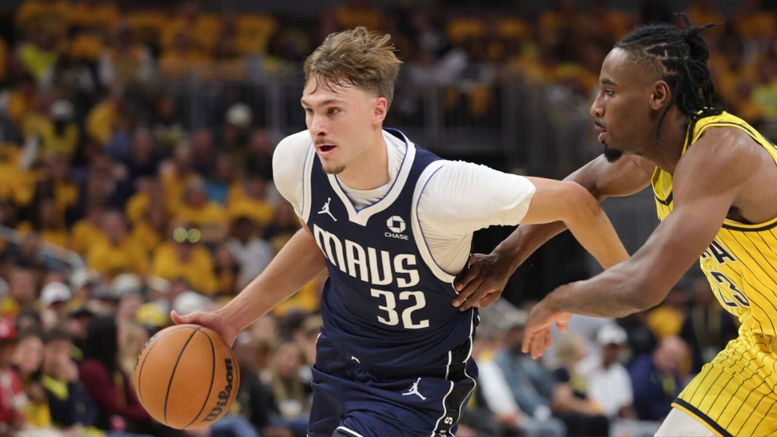 Fight Breaks Out After Cooper Flagg Gets Injured On A Hard Foul By Pacers Player