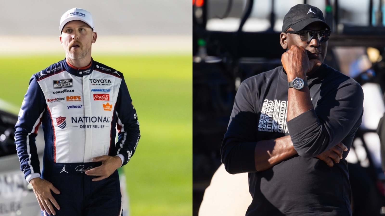 Denny Hamlin reveals he was talking trash to Michael Jordan before Kansas: ‘Wants to beat me as much as anyone’