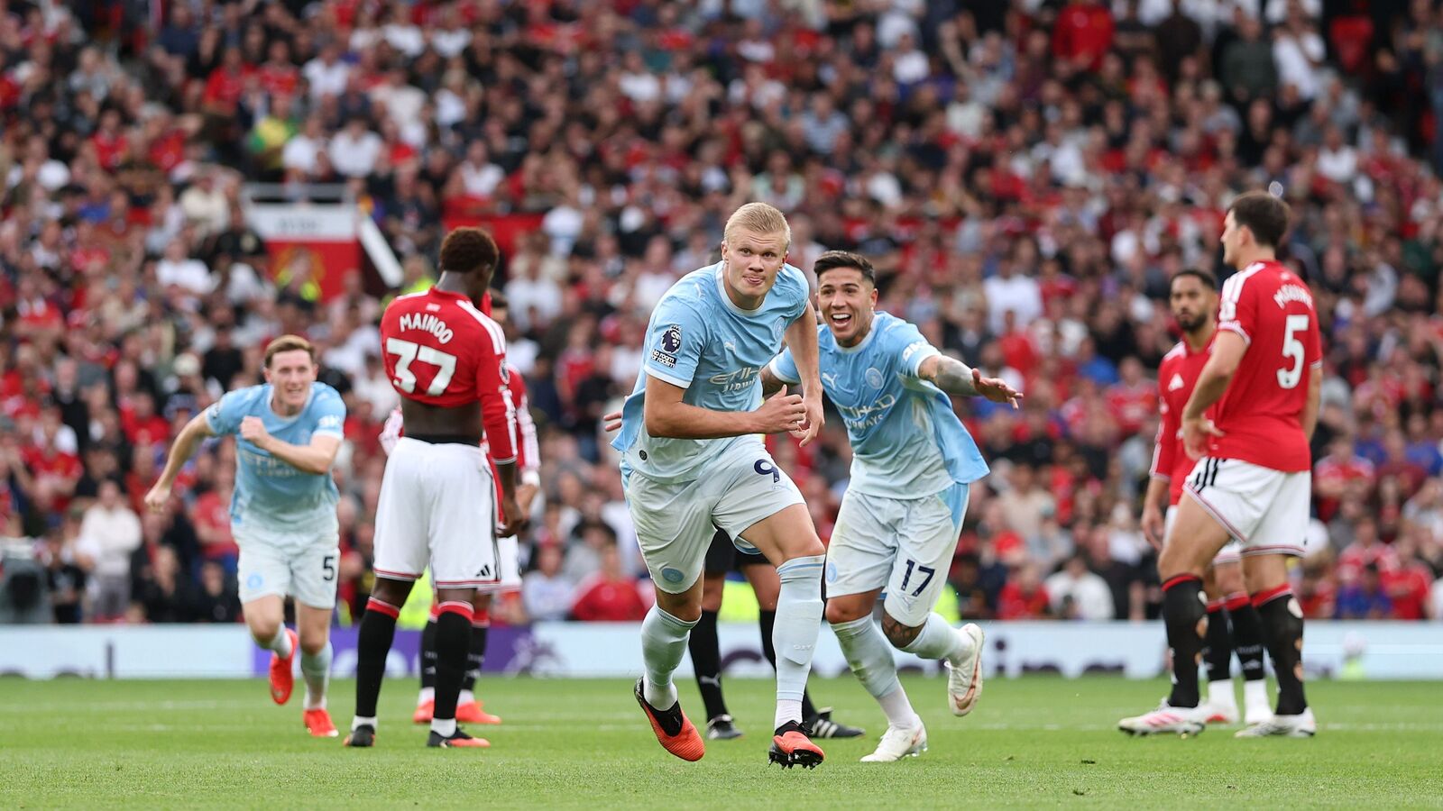 Offside CHAOS! Why Erling Haaland's goal stood after VAR checked two Manchester City players against Manchester United