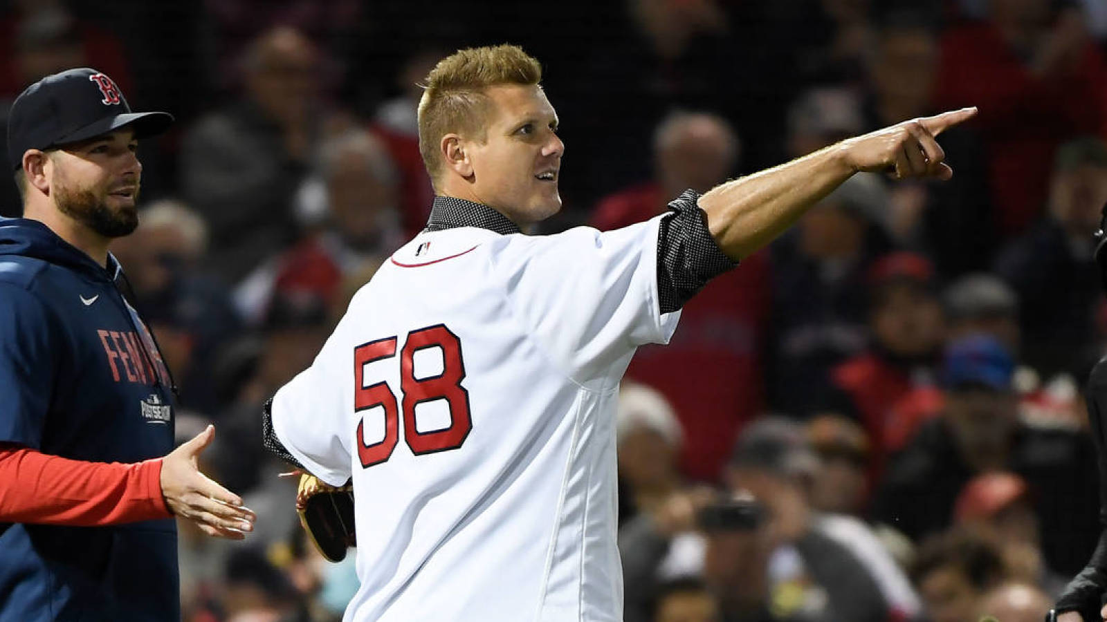 Watch: Jonathan Papelbon threw a real heater on ceremonial first pitch - Vimarsana News