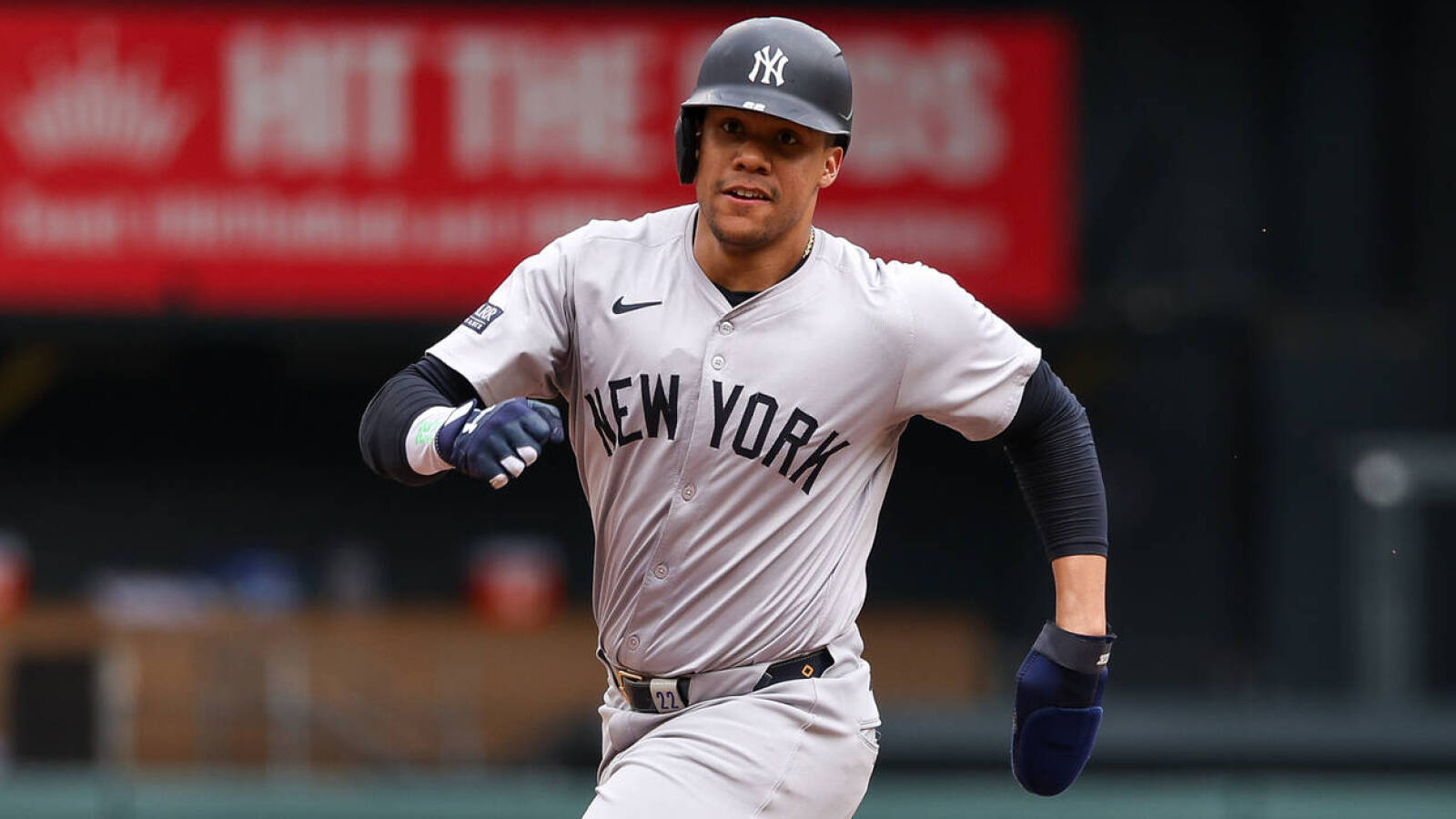 Yankees’ Juan Soto reacts to Hal Steinbrenner contract talk