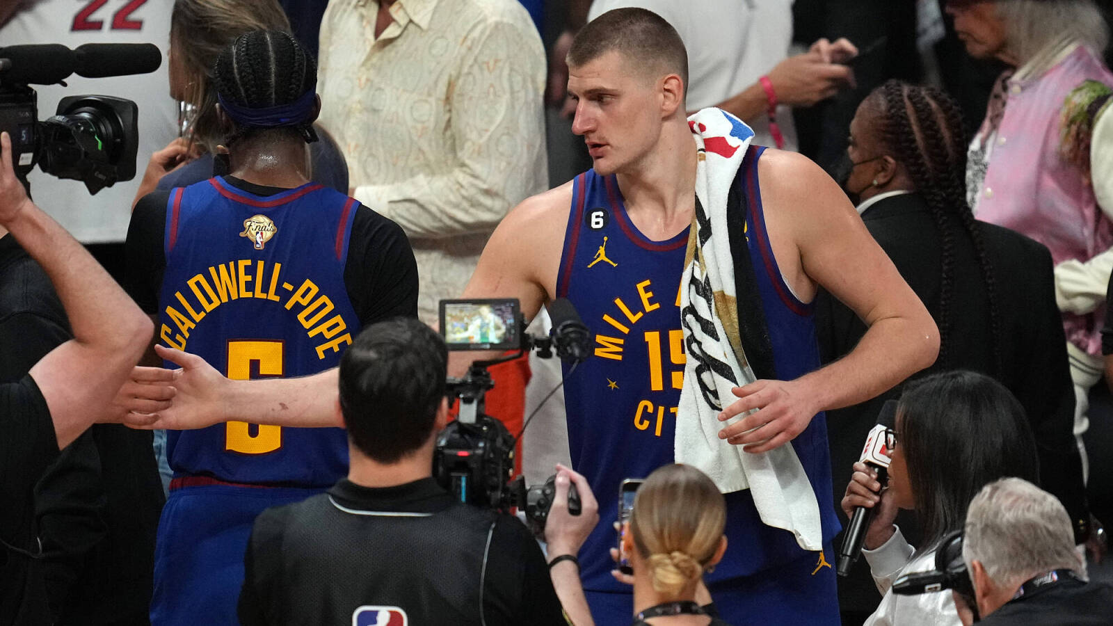 Nikola Jokic looking to hold off Jimmy Butler, make NBA playoff history