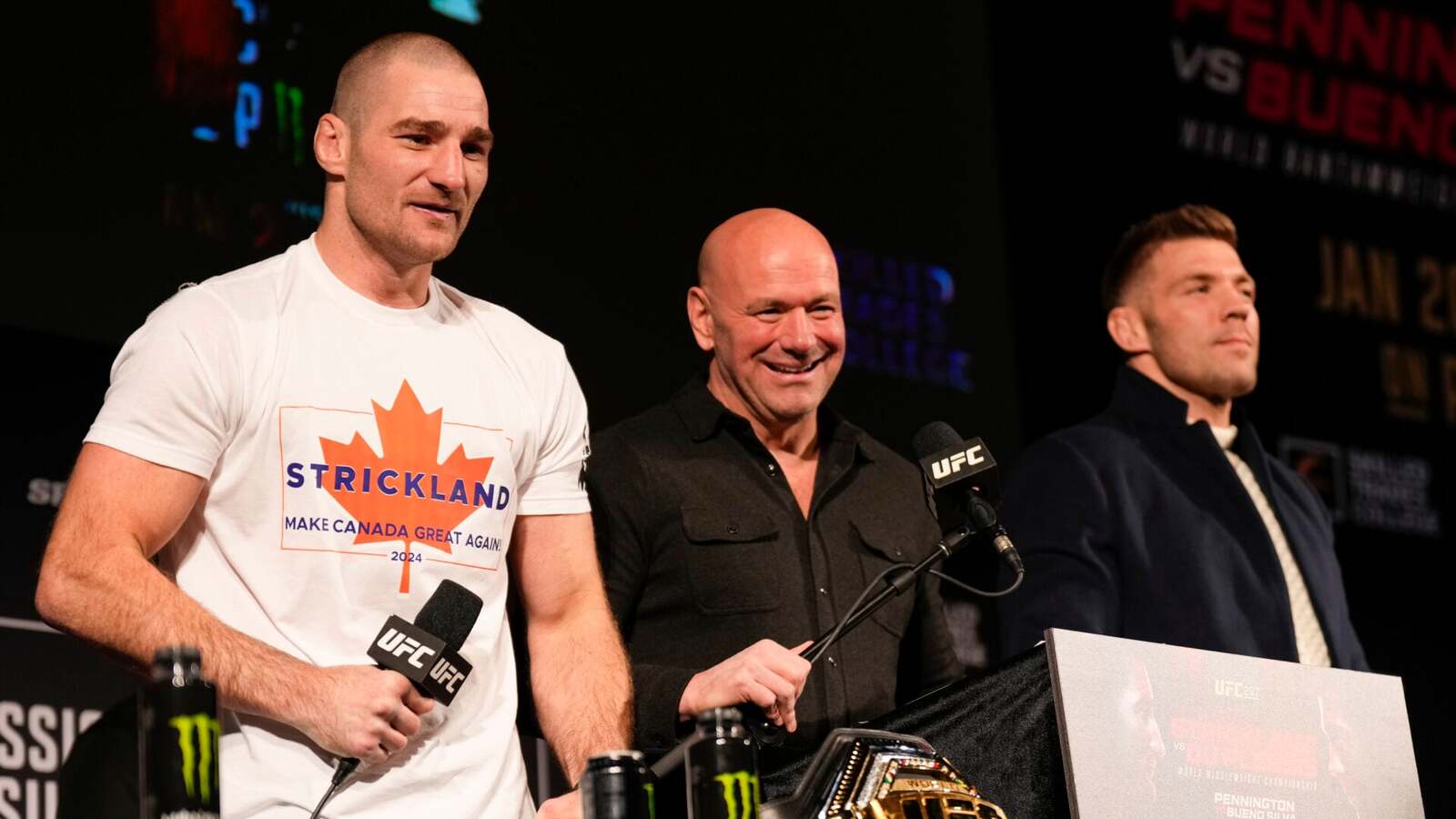 Dana White Comments on Sean Strickland's Pay Dispute
