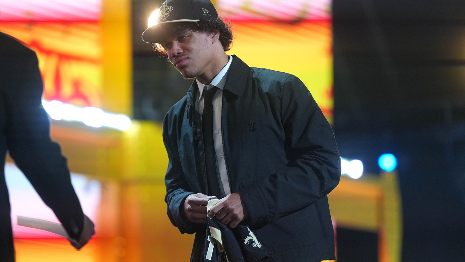 Jordyn Tyson steals the show at 2026 NFL Draft with emotional, must-see reaction to being drafted by Saints