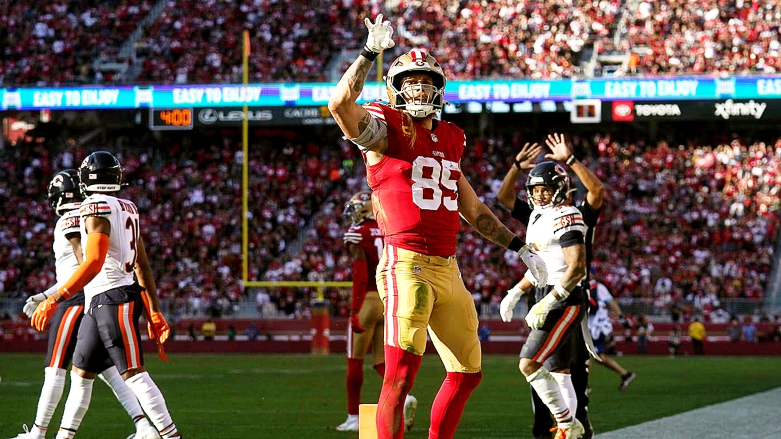 49ers te george kittle nominated for fedex air ground nfl players of