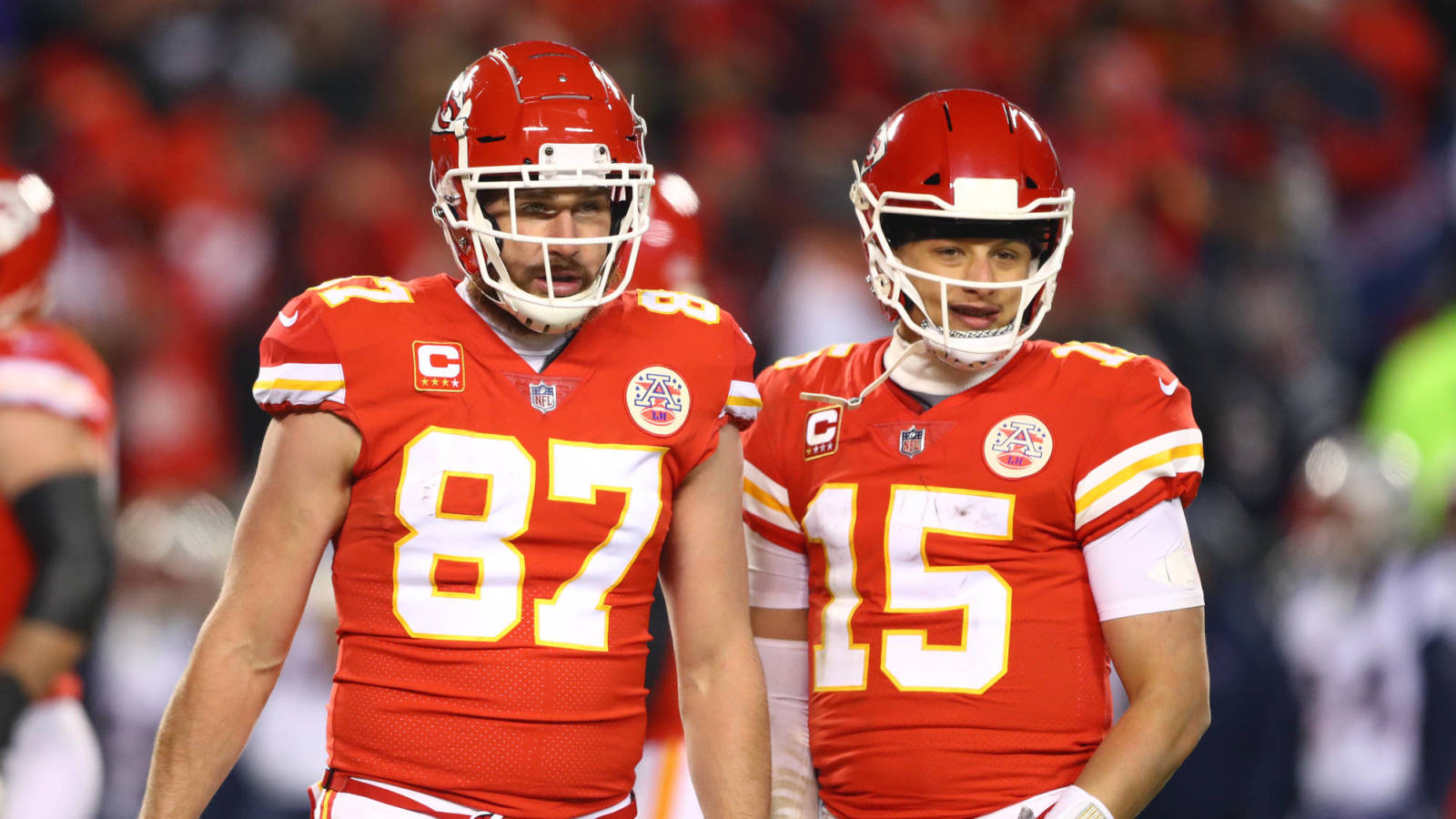 Watch: Patrick Mahomes was so happy to have Travis Kelce back on