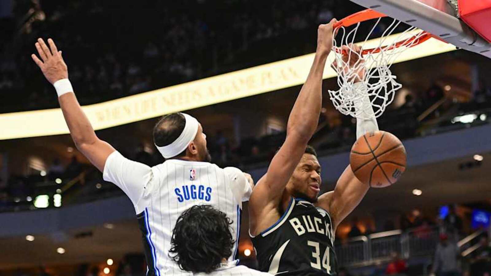 Giannis Antetokounmpo's Poster Dunk Went Viral In Magic-Bucks Game ...