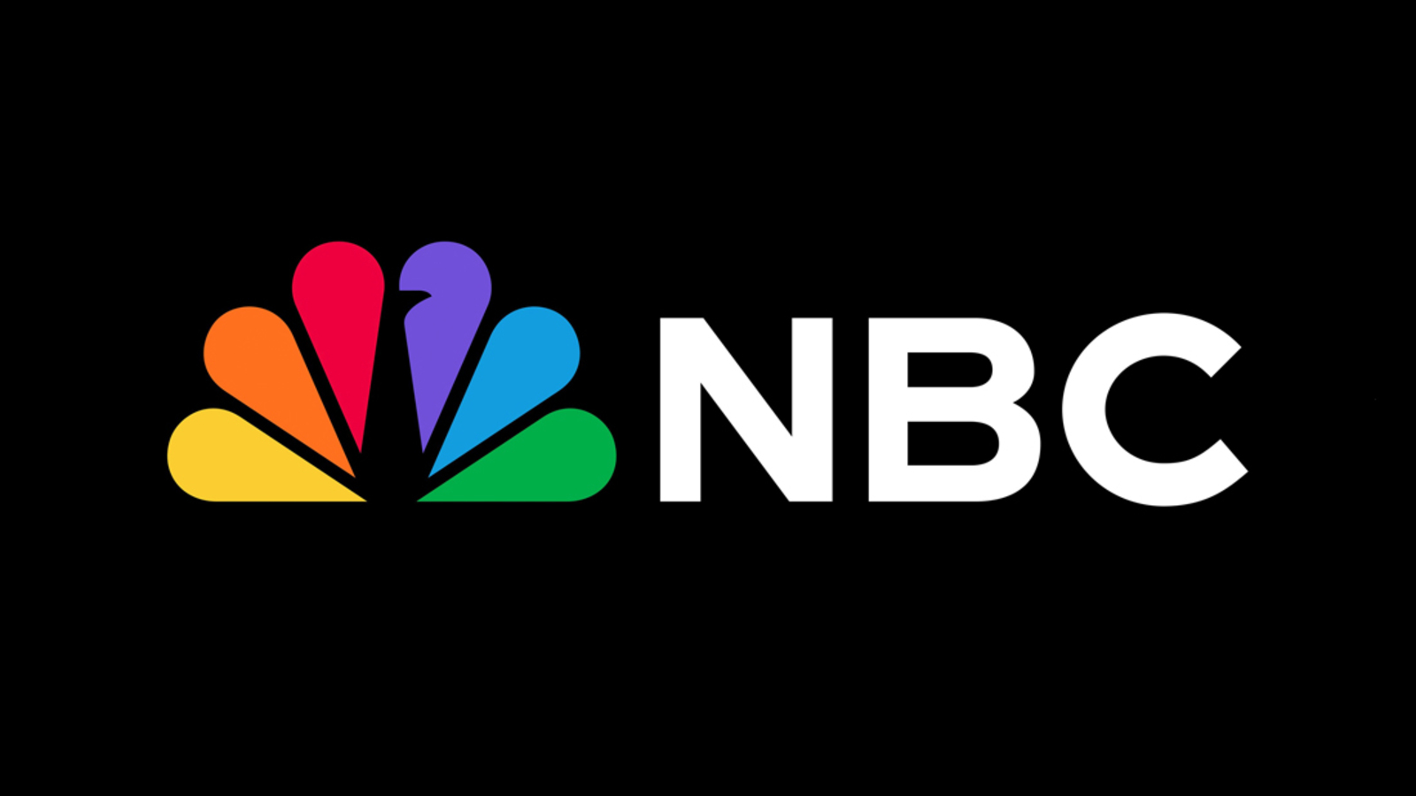NBC Logo, with black background and white text.