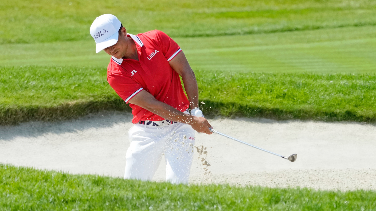 Team USA golf tandem in contention behind leader Hideki Matsuyama after Round 1 in Paris