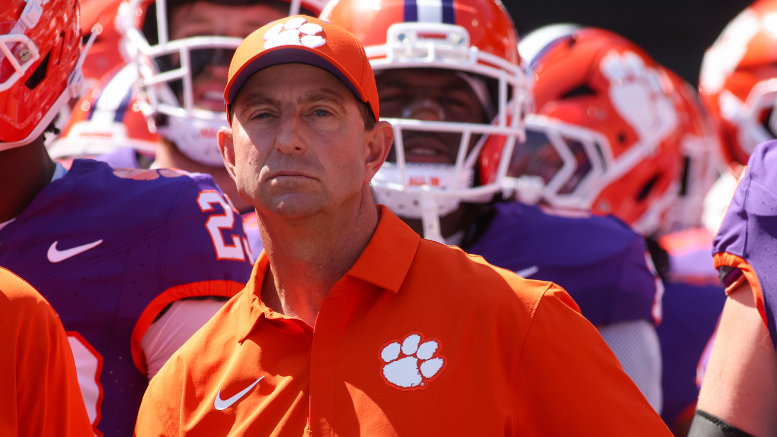 Clemson's Dabo Swinney may be feeling the heat in wake of LSU firing Brian Kelly