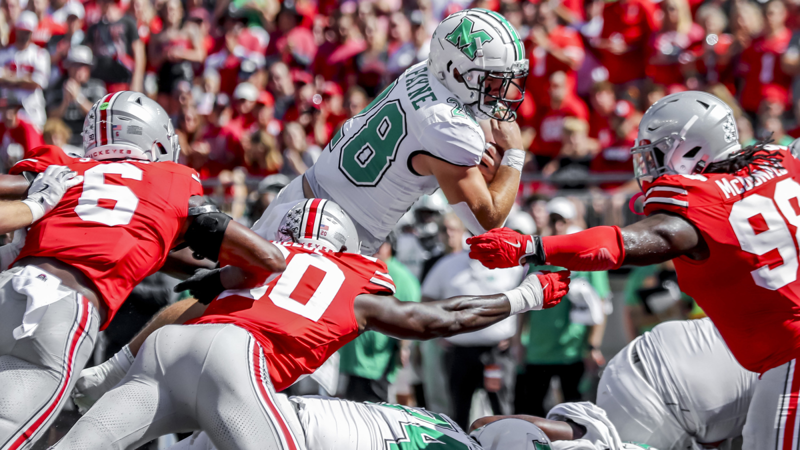 Watch: Ohio State finally allows first TD of season to Marshall