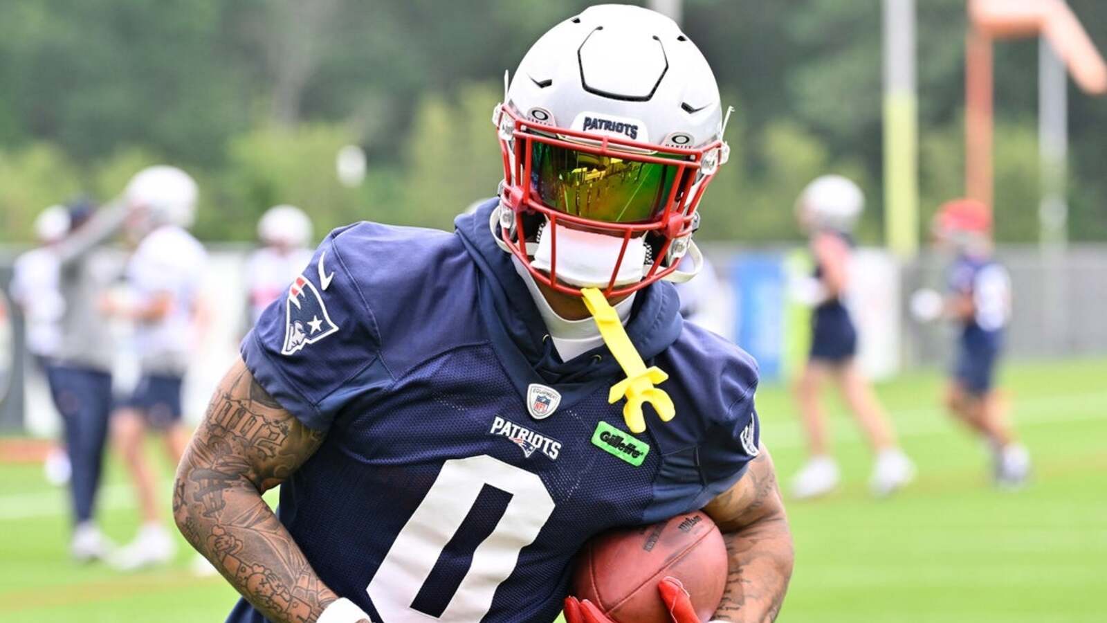 Pats CB Christian Gonzalez (hamstring) still sidelined at practice ...