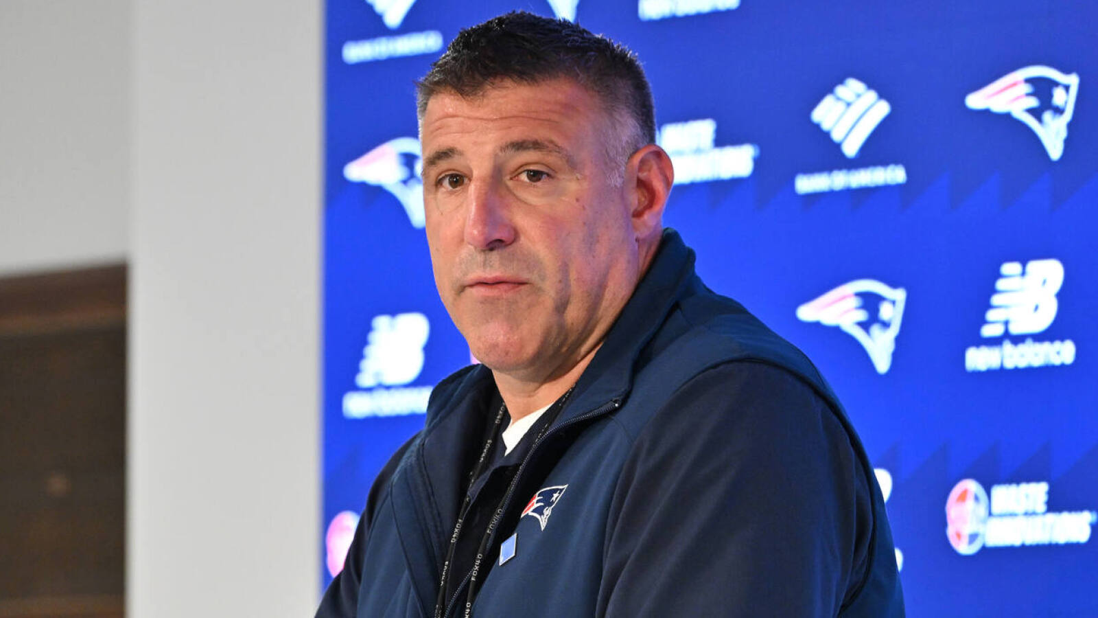 Mike Vrabel Addresses Dianna Russini Report and Christian Gonzalez's Status