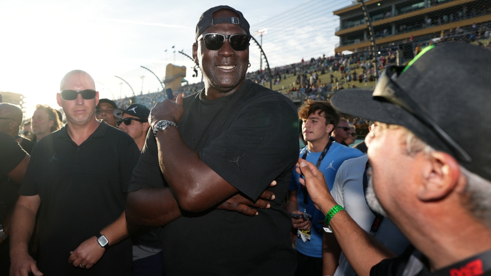 Michael Jordan itching to smack talk Denny Hamlin after Tyler Reddick wins thriller at Kansas