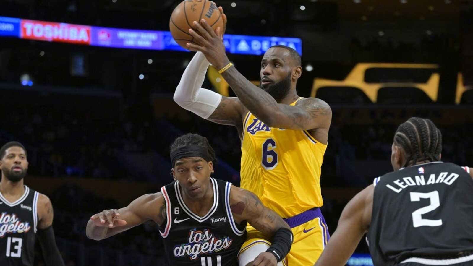 Clippers rout Lakers despite LeBron James' 46 points - Vimarsana News