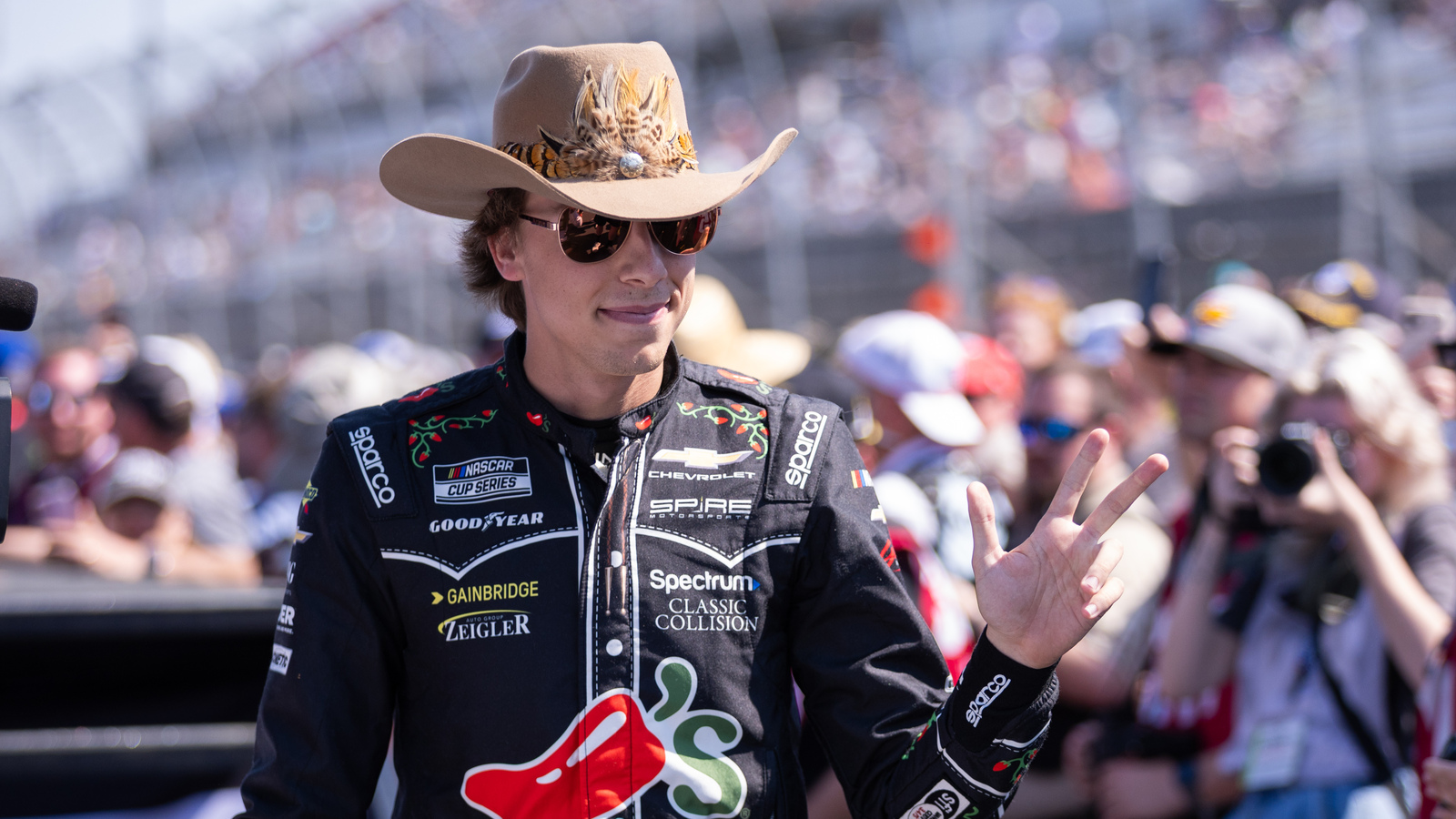 Carson ‘Hurricane’ Hocevar celebrates first career NASCAR victory in wild fashion at Talladega