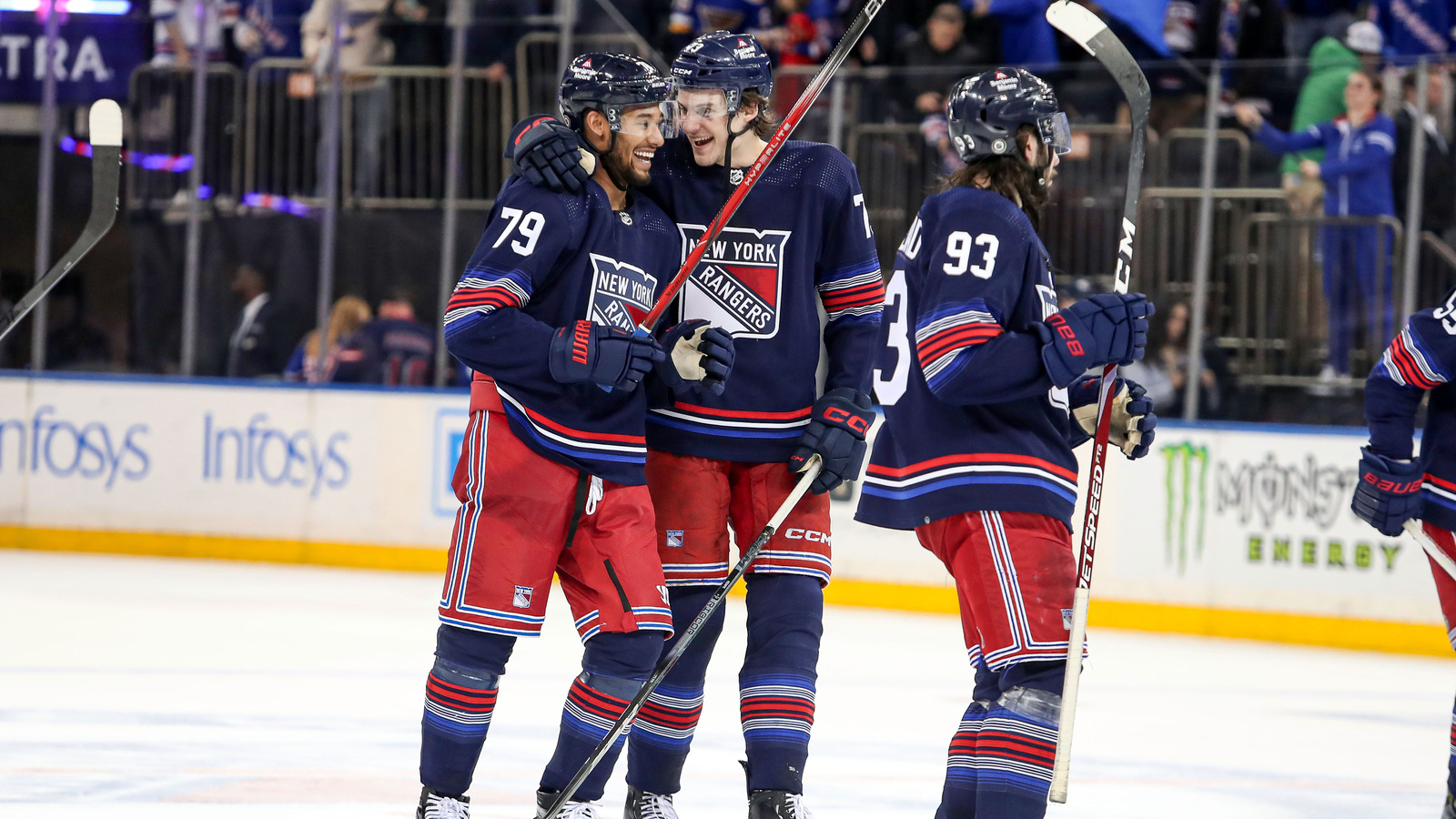 Rangers Roll In First Game Post-Trade Deadline, Defeating Blues 4-0 At ...