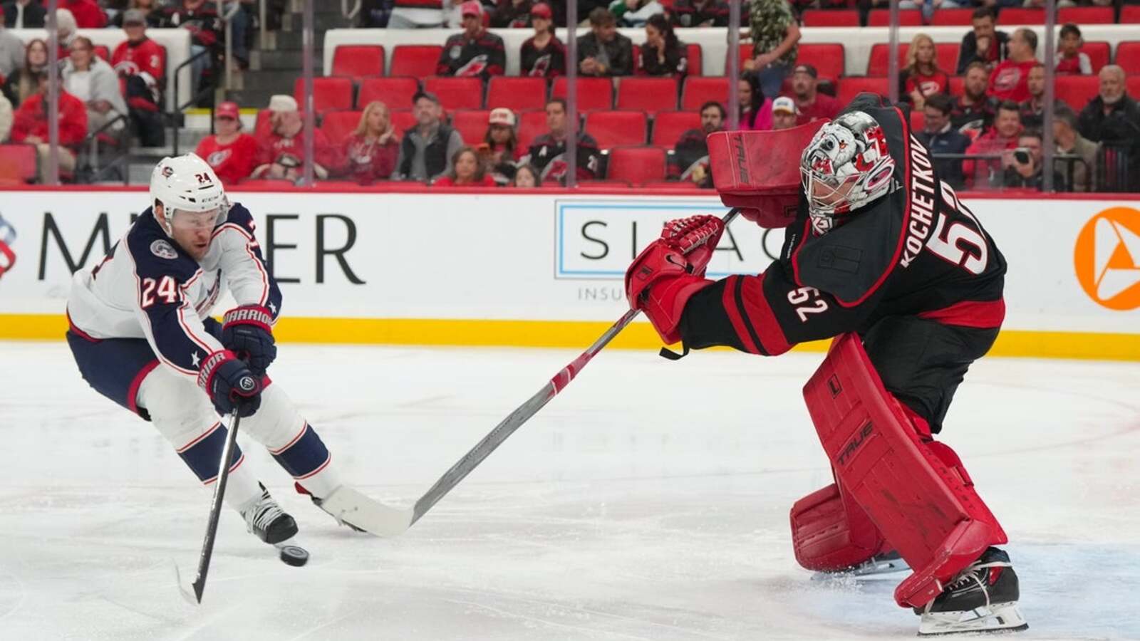 Surging Hurricanes strive to stay hot vs. reeling Jets