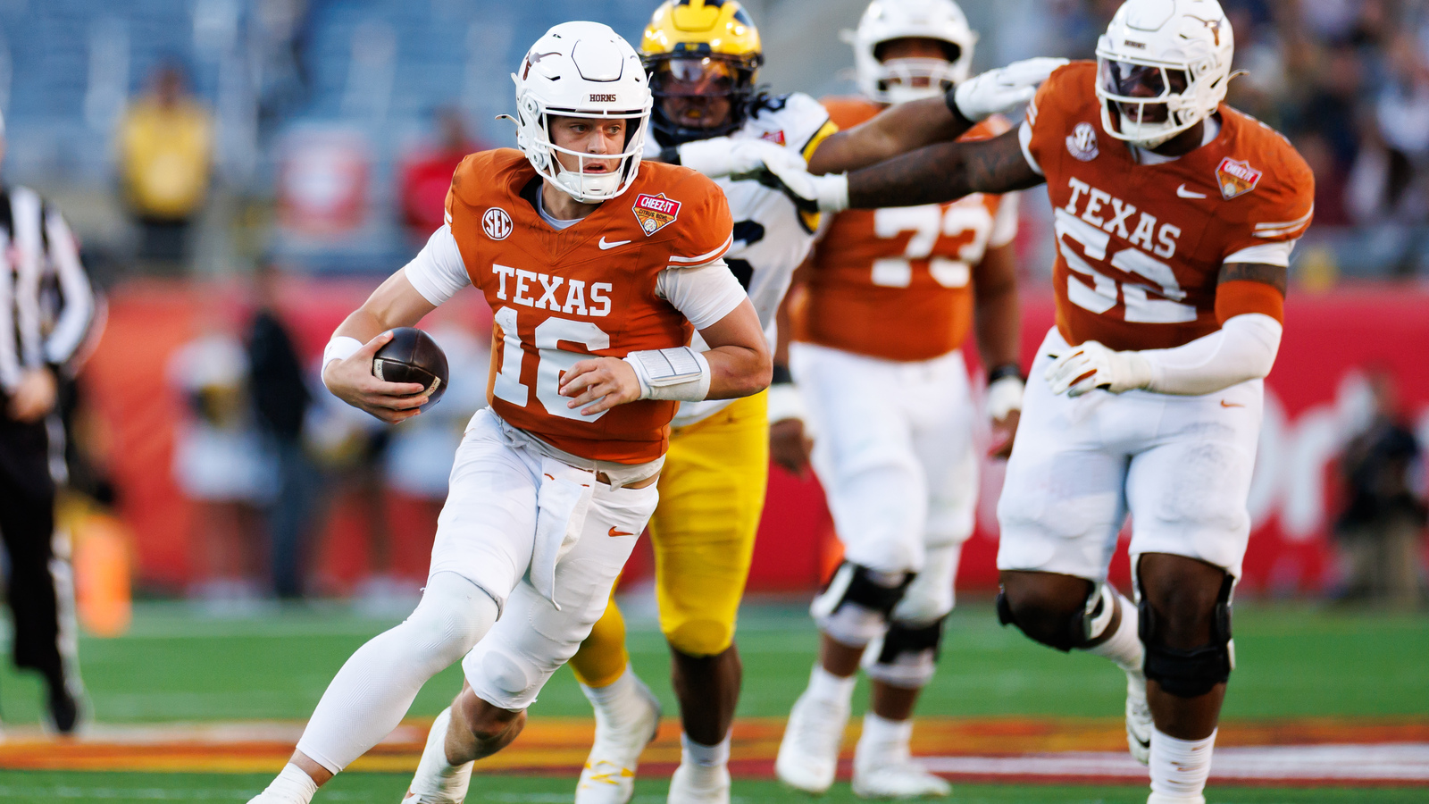 Arch Manning runs wild in bowl game against Michigan