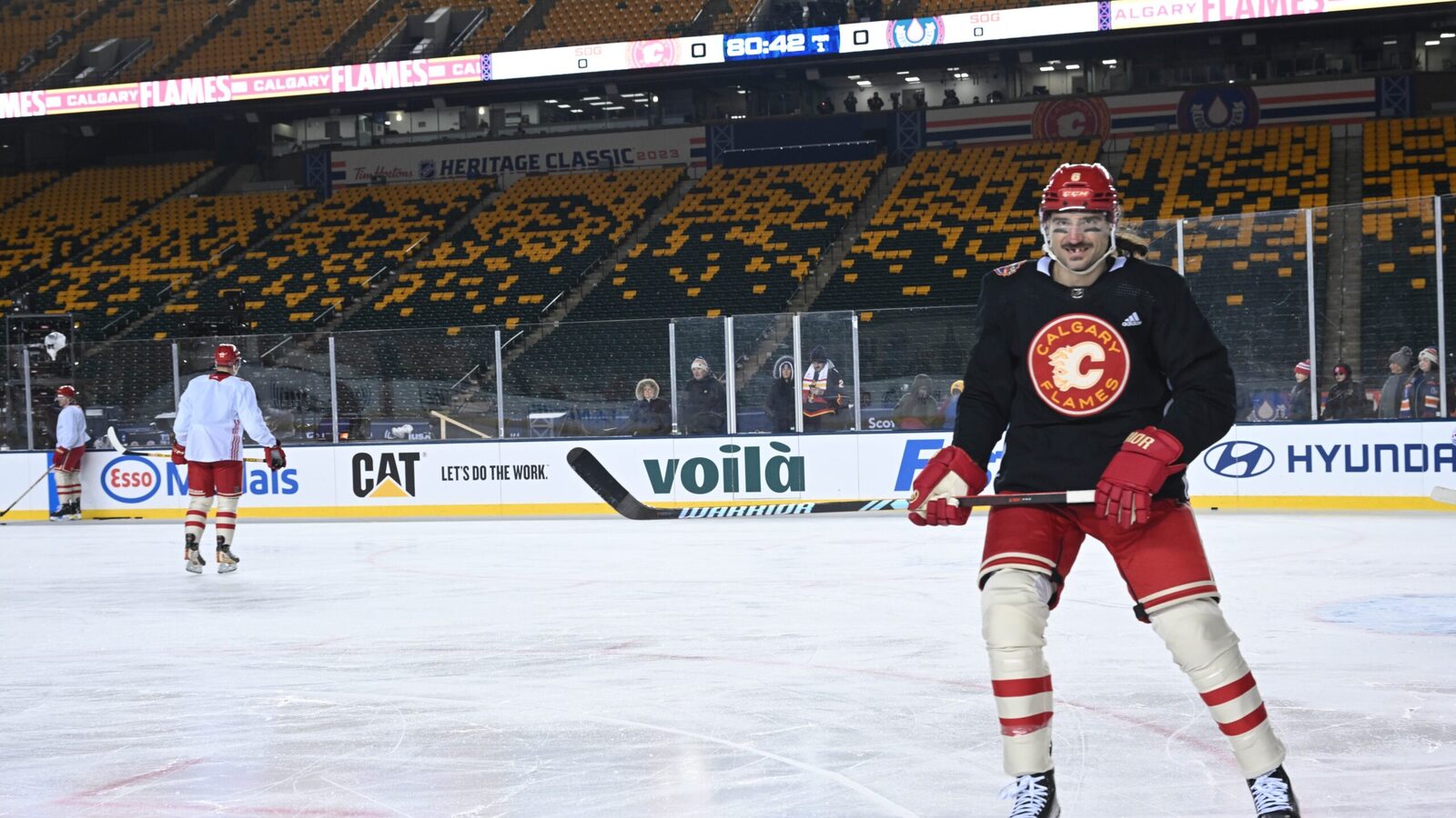 Revisiting the Calgary Flames' first chilly outdoor game