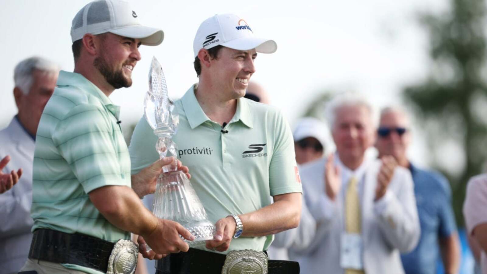 Matt Fitzpatrick discloses what his Dad told him on the back-nine before he won the Zurich Classic