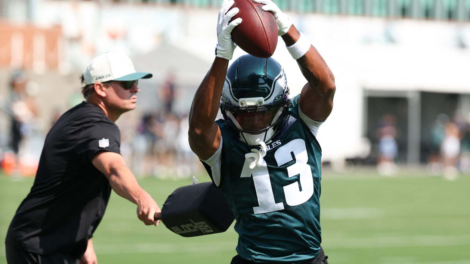 Eagles' Jalen Hurts Highlights Emerging Receivers at Training Camp